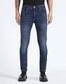 Flying Machine Slash Slim Tapered Dark Wash Jeans