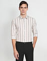 Arrow Newyork Point Collar Vertical Stripe Shirt