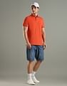 Tommy Hilfiger Solid Regular Fit Cotton Polo T-Shirt
