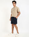 Tommy Hilfiger Regular-Fit Solid Mid Rise Shorts