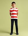 U.S. Polo Assn. Kids Boys Vertical Striped Polo Shirt