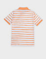 Tommy Hilfiger Kids Boys Striped Regular Fit Cotton Polo T-Shirt