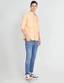 Arrow Sports Solid Slim Fit Casual Shirt