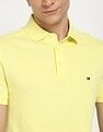 Tommy Hilfiger Solid Slim-Fit Cotton Polo Shirt