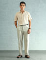 Arrow Cotton Linen Regular Fit Shirt