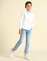 U.S. Polo Assn. Kids Boys Pure Cotton Satin Shirt