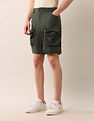 U.S. Polo Assn. Denim Co. Regular Fit Solid Cargo Shorts