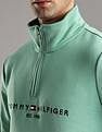 Tommy Hilfiger Embroidered Logo Regular-Fit Cotton Sweatshirt