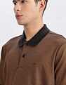 Calvin Klein Jeans Regular-Fit Pinstripes Cotton Polo Shirt