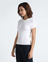 Tommy Hilfiger Sustainable Rib Knit Solid T-Shirt