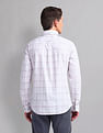 AD by Arvind Plaid Check Cotton Shirt