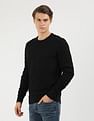 Calvin Klein Jeans Basket Weave Cotton Sweater