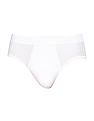 Calvin Klein Underwear Men White Elasticized Waistband Solid Hip Briefs