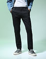 Flying Machine Twill Solid Trousers