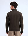 Flying Machine Regular Fit Solid Sweatshirt
