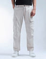 Flying Machine Relaxed Tapered Fit Twill Cargos