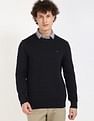 Tommy Hilfiger Solid Regular-Fit Cotton Sweater